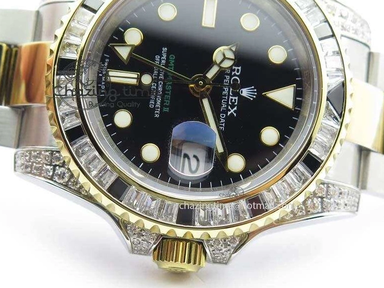 Bracelet Black On Bp-Maker SS YG SS Ruby 116759 Dial GMT-Master II YG Crystal A3186 Black 0127